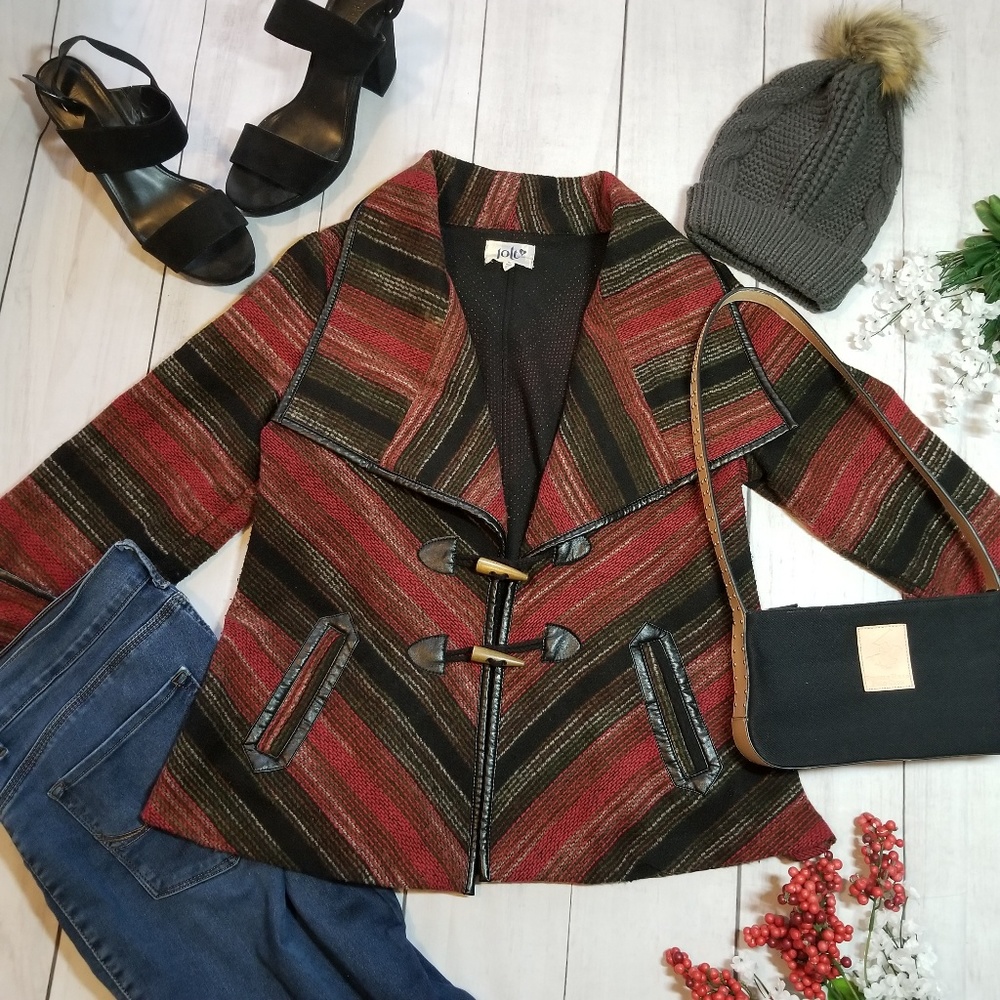 Jolt | Southwestern Blanket Wool Coat lightweight